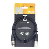 Stagg N-series 3m Microphone Cable - XLR/XLR (M/F)
