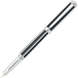 sheaffer Intensity Jet Black Fountain Pen - 9233-0