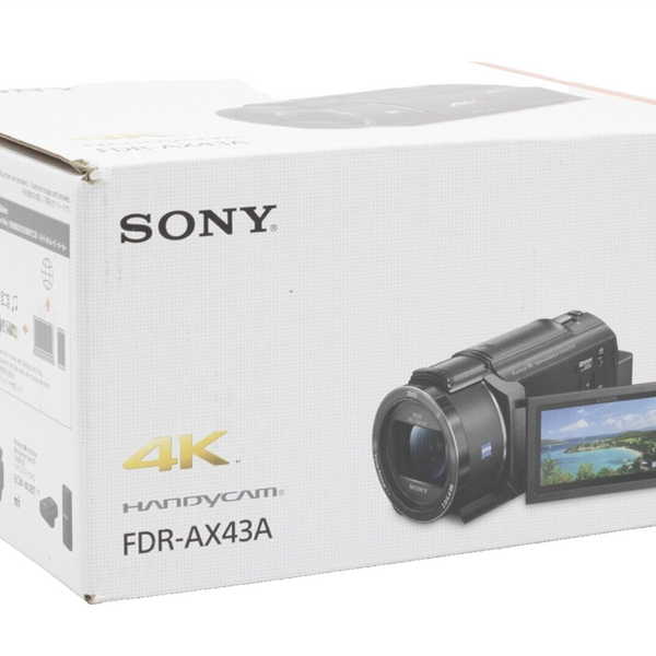 Sony FDR-AX43A UHD 4K Handycam Camcorder – New World Sony FDR-AX43A UHD 4K Handycam Camcorder – New World