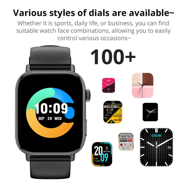 COLMI C8 Max Smart Watch Silicon - Gold – New World