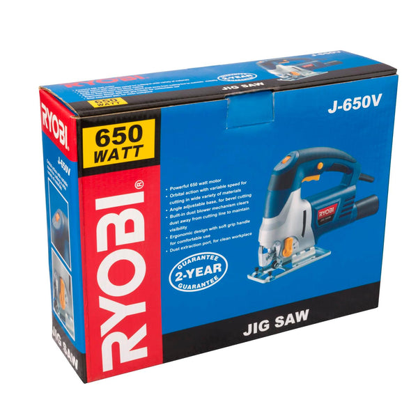 Ryobi Jigsaw Variable And Pendulum Action 650w- J-650V – New World
