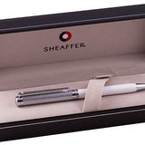 Sheaffer Intensity Chrome & White Ballpoint Pen - E2924050