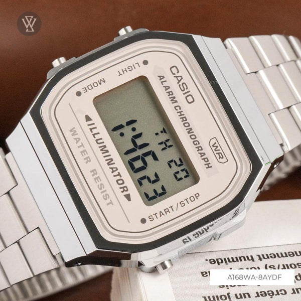 Casio Casio A168WA-8AYDF Retro Watch – New World