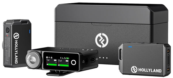 Hollyland LARK MAX 2 Combo 4-Person Wireless Microphone System for