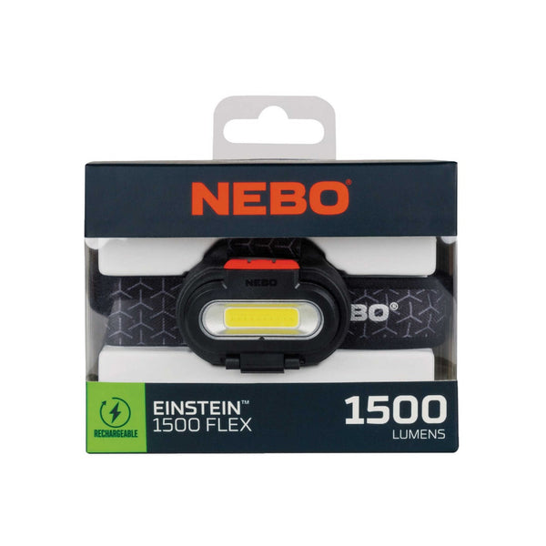LED Stirnlampe NEBO Einstein 1500 Flex Alu/ABS