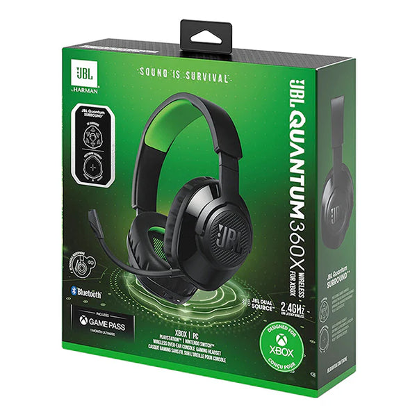 JBL Quantum 360X Console Headset For XBox - Black/Green – New World