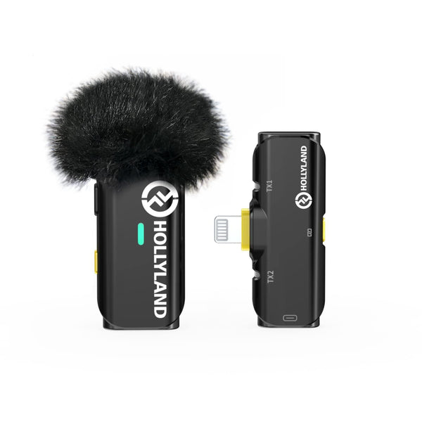 HOLLYLAND ワイヤレスイヤフォン ブラック HOLLYLAND Digital Wireless Microphone - LARK C1 – New World