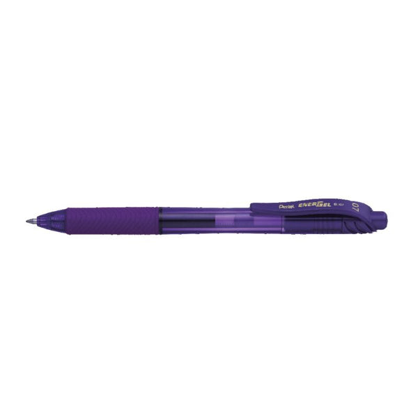 Pentel BL107 0.7 Energel X Retractable Gel Roller Pen - Violet – New World