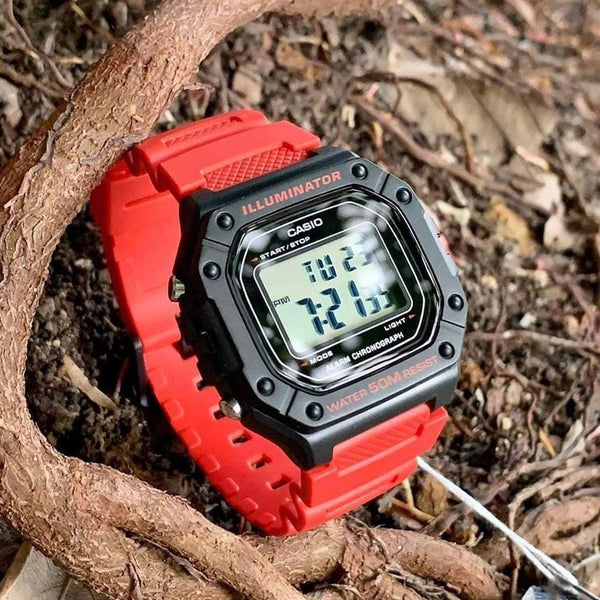 Casio W-218H-4BVDF Watch – New World - Main Image