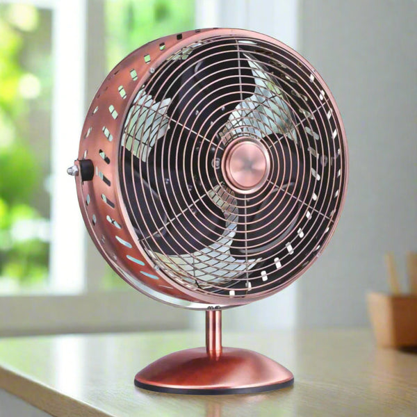 Goldair GDCF-08 Copper Desk Fan – New World