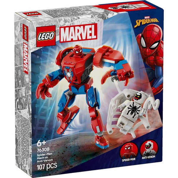76308 LEGO® Marvel Spider-Man Mech vs. Anti-Venom – New World