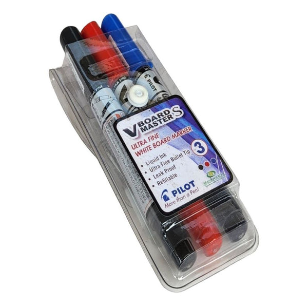 Pilot V Board Master - Set de 5 Marcadores Multicolor para Pizarra