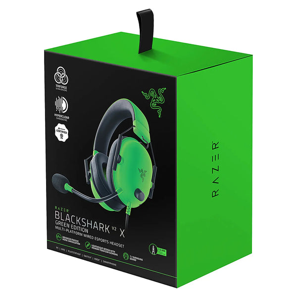 Razer Blackshark V2 X Gaming Headset - Green – New World