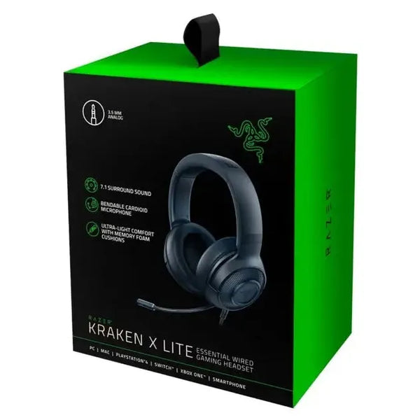 Razer Kraken X Lite Gaming Headset - Black – New World