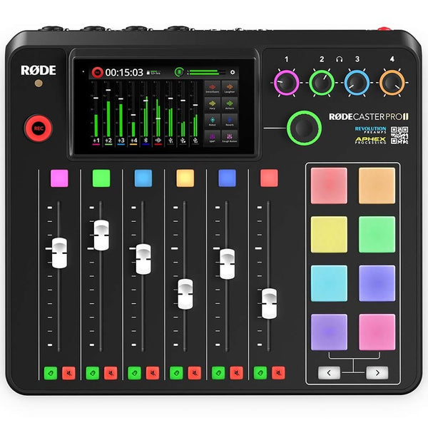 RODE RODECaster Pro II Integrated Audio Production Studio (Black