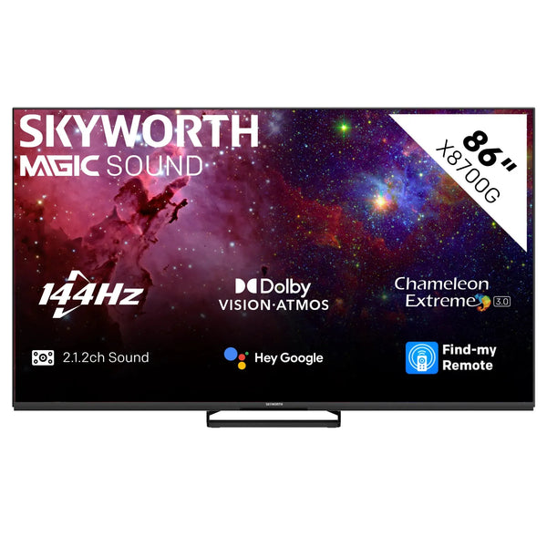 Skyworth 86X8700G Mini LED Google 4K LED TV - 85