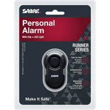 Sabre Red Personal Alarm with Clip and LED Light -  PA-CLIP-BK -Black