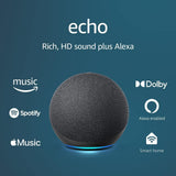 Amazon Echo 4th Generation Smart Speaker - New World