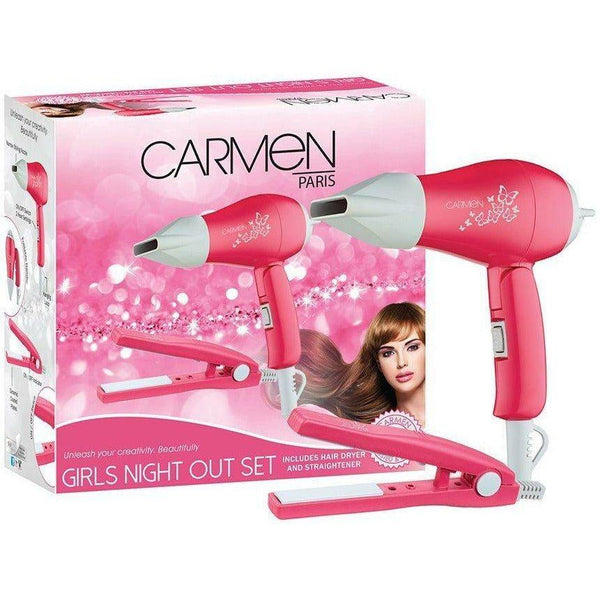 Hair Dryer Carmen Cordless Rechargeable Mini Hair Straighteners