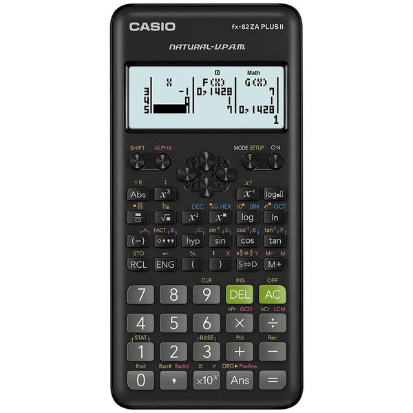 Casio FX-82ZA PLUS II Calculator - Black – New World