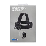 GoPro Head Strap + QuickClip - New World