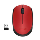 Logitech M171 Wireless Mouse - Red - New World
