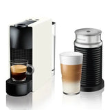 Nespresso Essenza Mini + Aeroccino Milk Frother - White - New World