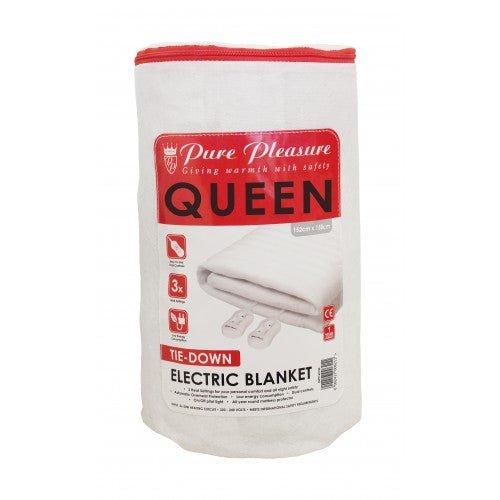 Pure Pleasure TieDown Queen Electric Blanket ZEPP152150 New World