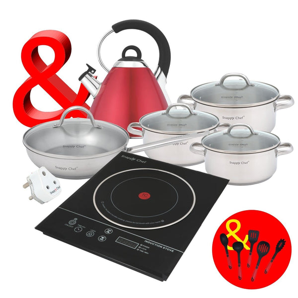 induction stove with cooking set combo