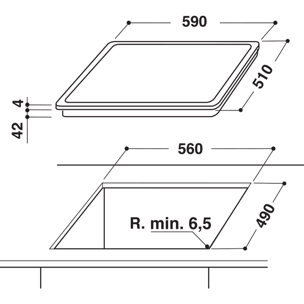 Whirlpool AKT8210LX 60cm Ceramic Hob – New World