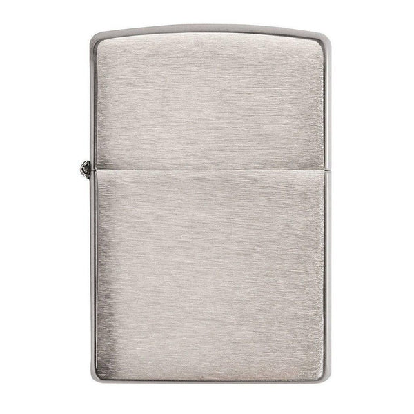 Zippo Reg Brushed Chrome Lighter – New World