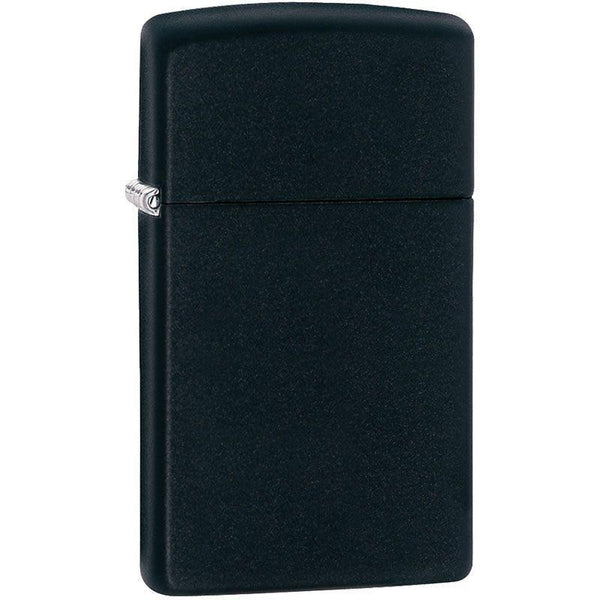 Zippo Slim Black Matte New World