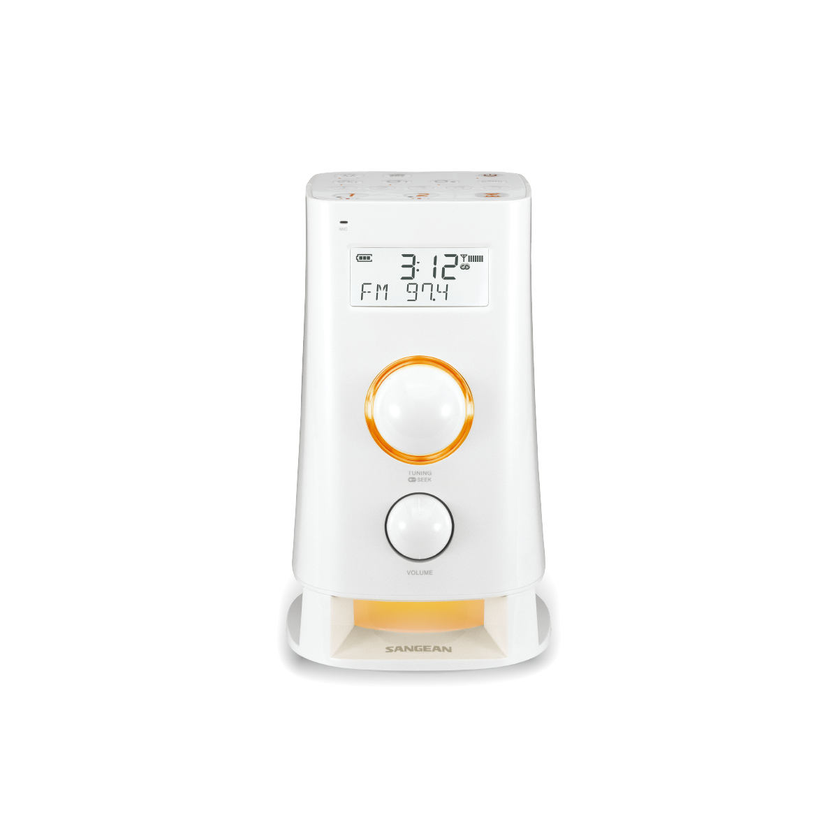 Sangean K-200 AM / FM-RBDS / AUX-In Digital Tuning Radio - White