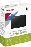 Toshiba Canvio Basics 4TB External Hard Drive Black