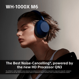 Sony WH-1000XM6 Wireless Noise Cancelling Headphones - Blue