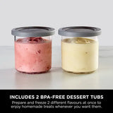 Ninja 2PK Ice Cream Jars for Ninja CREAMi - XSK2PNT300EUK