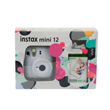 Fujifilm Instax Mini 12 Camera + 2 Films - Clay White