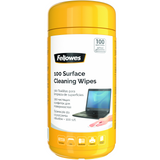 Fellowes 100 Surface Cleaning wipes 9971518