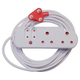 Ellies 4 Way Medium Surge Extension Lead -5M - FEE2X/5WS[V1]