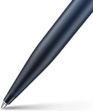 Sheaffer VFM Ballpoint Pen Matte Blue with Matte Black PVD Trim - E2942951