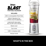 Ninja BC151EUWH Blast Portable Blender - White