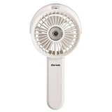 Zartek ZA-105 Rechargeable Handheld Mist Fan - White