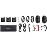 GODOX MOVELINK II M2 WIRELESS 2X TX & 1X RX