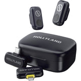 Hollyland LARK A1 Combo 2-Person Wireless Microphone System (2.4 GHz, Space Gray)
