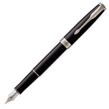Parker Sonnet Fountain Pen Black Lacquer Chrome Trim - NS1931500