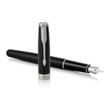 Parker Sonnet Fountain Pen Matte Black Chrome Trim - NS1931522