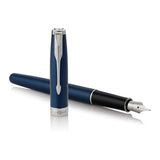 Parker Sonnet Fountain Pen Blue Lacquer Chrome Trim - NS1945364
