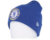 Chelsea FC Lion Crest Core Blue Cuff Knit Beanie