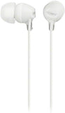Sony MDR-EX15AP Wired Earphones with Mic - White