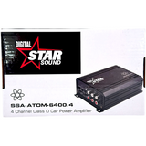 Starsound SSA-ATOM-6400 4 Channel Car Amplifier